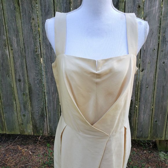 NWT MaxMara 100% Silk Sleeveless Square neck Dress - Picture 2 of 11